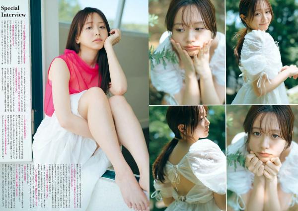    [Young Magazine] 2024 No.32 森香澄、齐藤あやめ、藤本ばんび，清新治愈与户外比基尼高画质美图写真第5张图片
