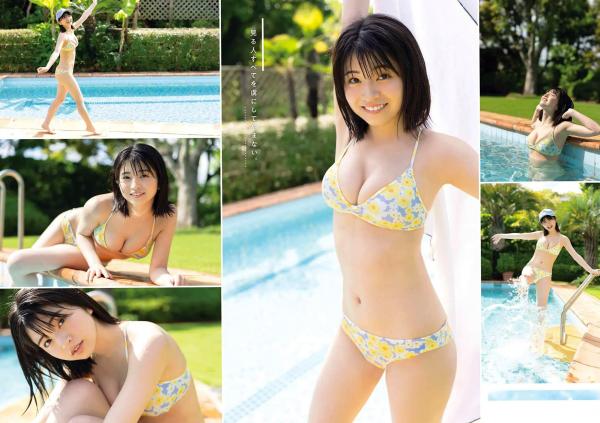    [Young Gangan] 2024年第14期 佐々木ほのか 矢野ななか 日本清纯美少女泳装写真 治愈系元气女神特辑第4张图片