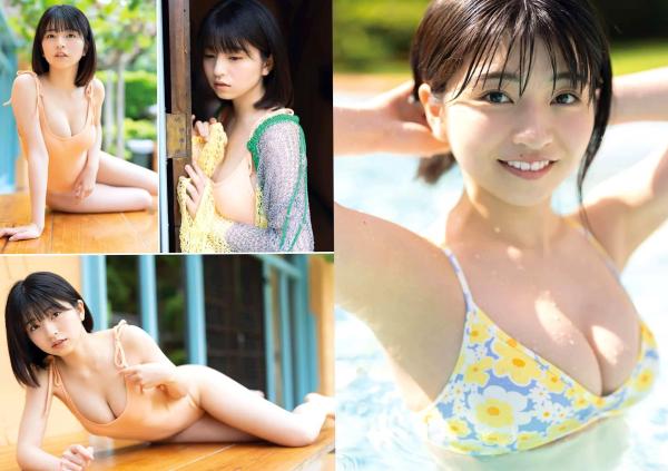    [Young Gangan] 2024年第14期 佐々木ほのか 矢野ななか 日本清纯美少女泳装写真 治愈系元气女神特辑第5张图片