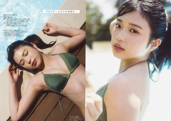    [Young Gangan] 2024年第14期 佐々木ほのか 矢野ななか 日本清纯美少女泳装写真 治愈系元气女神特辑第14张图片