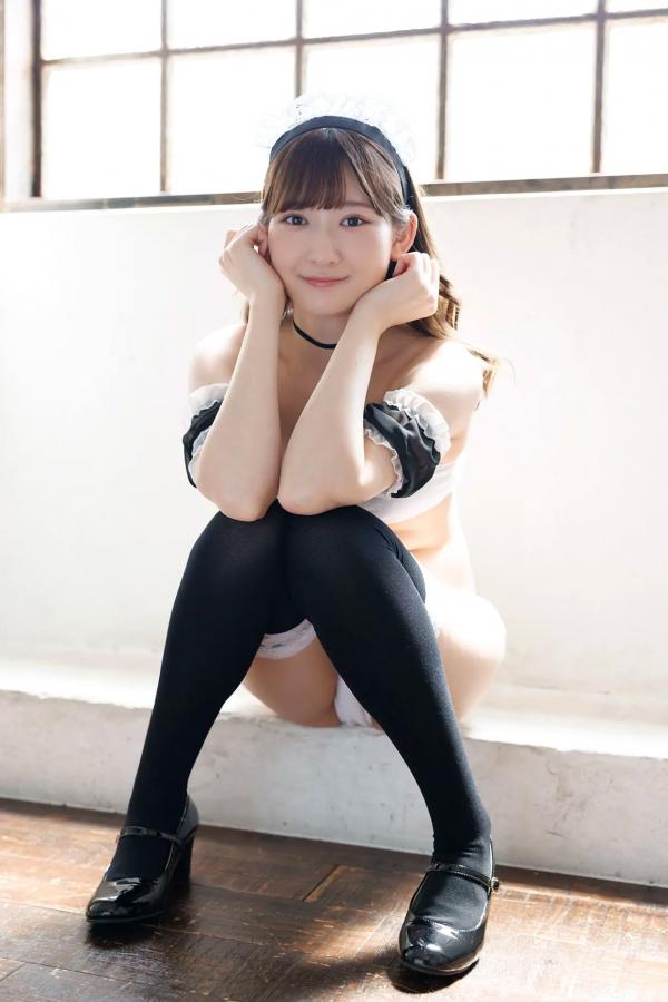    [Minisuka.tv] Asami Kondou 近藤あさみ - Secret Gallery Stage1 - 清纯甜美风，身穿白色女仆风格内衣的私房角色扮演写真，治愈系居家美学。第1张图片