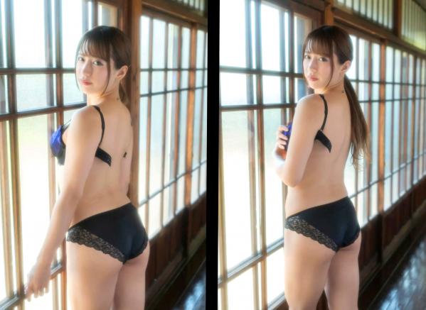    桜りん日式榻榻米私房写真，性感蓝色蕾丝内衣诱惑，纯欲甜美笑容气质女神第40张图片