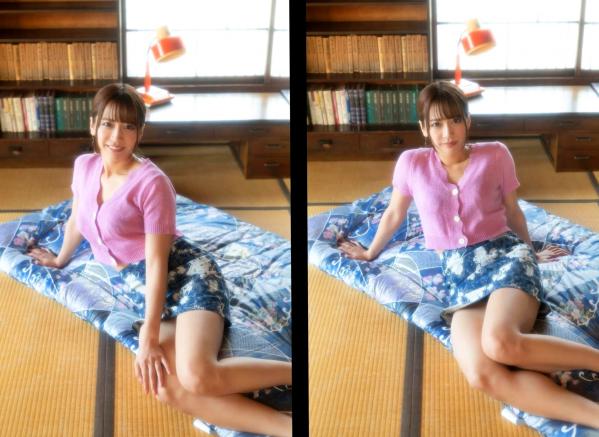    桜りん日式榻榻米私房写真，性感蓝色蕾丝内衣诱惑，纯欲甜美笑容气质女神第43张图片