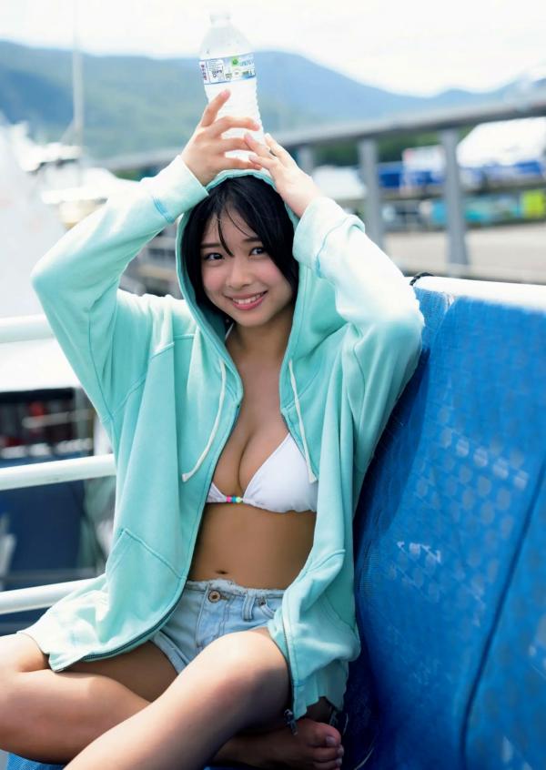    [Weekly Gendai] 2024.06.22 桑岛海空 斋藤恭代：清纯沙滩比基尼与湿身诱惑写真集第3张图片
