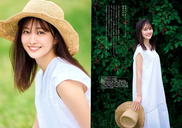    [Weekly Big Comic Spirits] 2024 No.32 原田葵、宫川委子：夏日清新户外写真，元气美少女，治愈系甜美笑容与简约生活照第5张图片