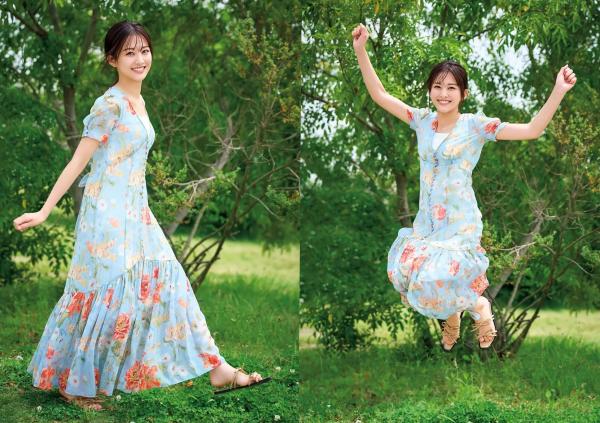    [Weekly Big Comic Spirits] 2024 No.32 原田葵、宫川委子：夏日清新户外写真，元气美少女，治愈系甜美笑容与简约生活照第7张图片