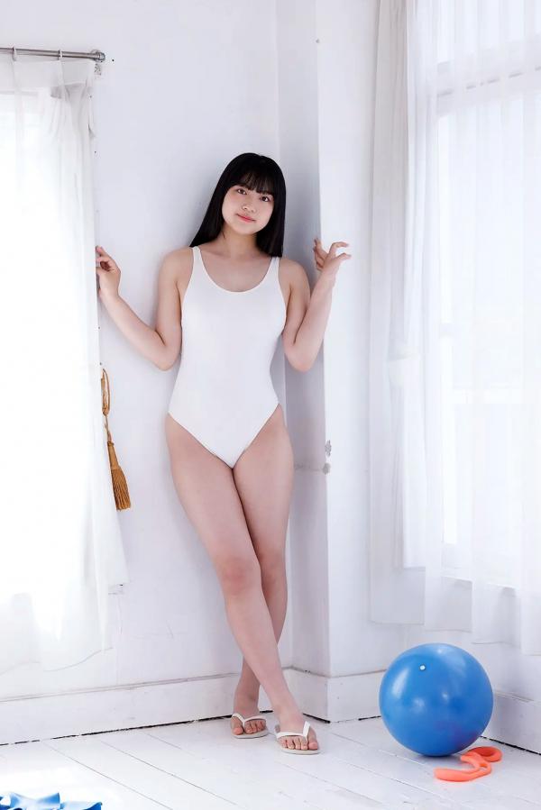    [Minisuka.tv] Maaya Obana 小花真彩 - Secret Gallery Stage2 Set 3.01 唯美私房写真，清纯童颜演绎纯白连体泳衣的魅力，极致甜美治愈系，室内简约风格大赏第9张图片