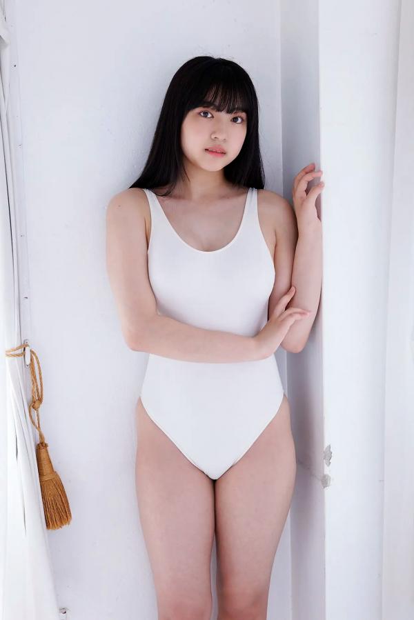    [Minisuka.tv] Maaya Obana 小花真彩 - Secret Gallery Stage2 Set 3.01 唯美私房写真，清纯童颜演绎纯白连体泳衣的魅力，极致甜美治愈系，室内简约风格大赏第16张图片