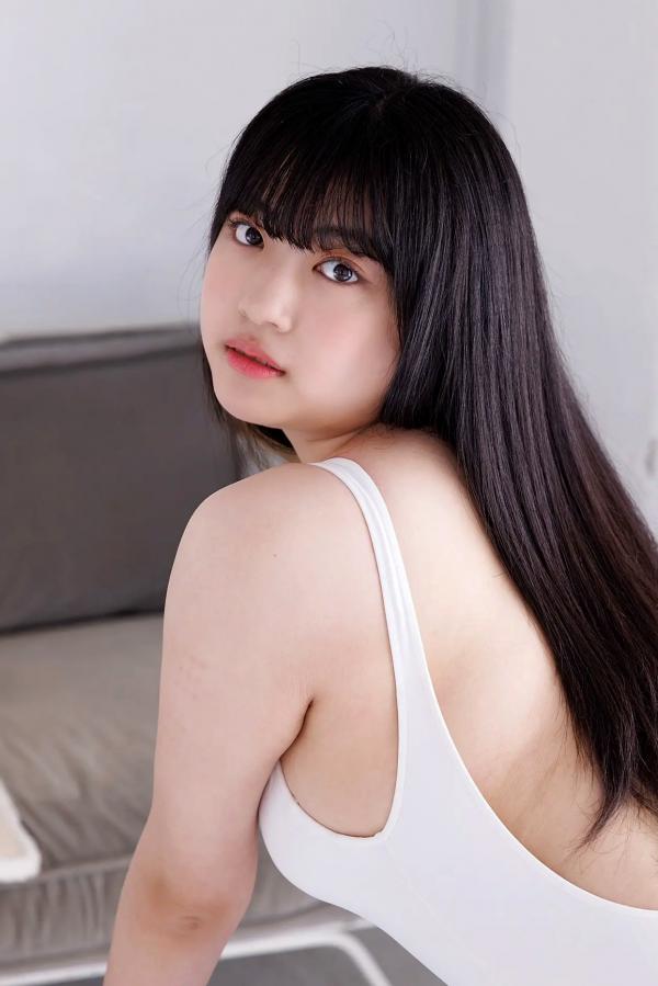    [Minisuka.tv] Maaya Obana 小花真彩 - Secret Gallery Stage2 Set 3.01 唯美私房写真，清纯童颜演绎纯白连体泳衣的魅力，极致甜美治愈系，室内简约风格大赏第31张图片
