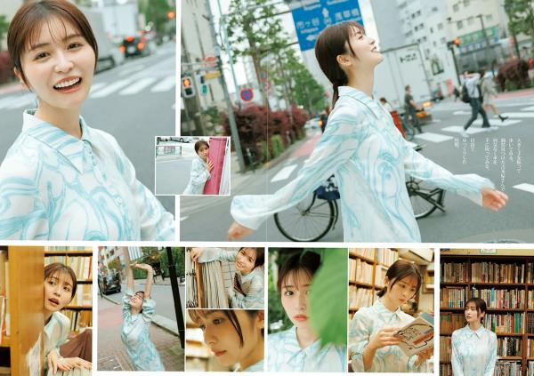    [Weekly Young Jump] 2024 No.33 柊宇 丰岛心樱 比基尼泳装写真，清新自然与居家诱惑，海滩上的灵动女神第8张图片