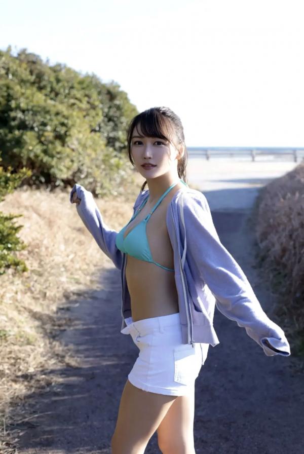    橘和奈 - ヴァージン?フライト vol.3 海滩比基尼户外旅拍与室内甜美私房写真第56张图片