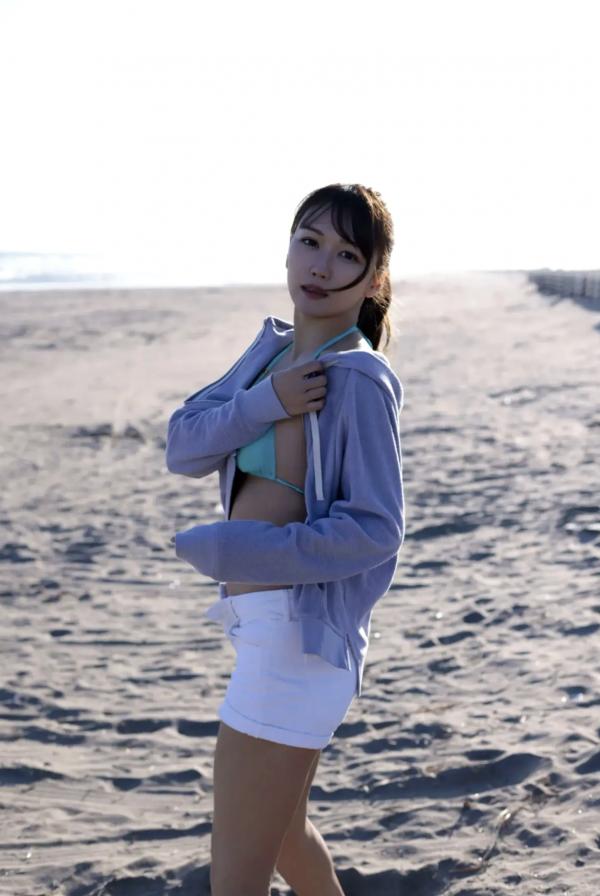    橘和奈 - ヴァージン?フライト vol.3 海滩比基尼户外旅拍与室内甜美私房写真第72张图片