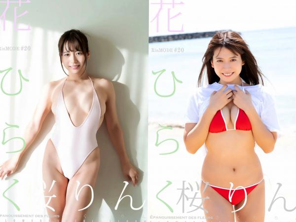    桜りん(樱林) - RIN MODE 花ひらく：日系清纯童颜写真，浴室湿身泳装与清新白裙，治愈系极品诱惑第2张图片