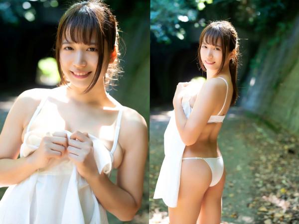    桜りん(樱林) - RIN MODE 花ひらく：日系清纯童颜写真，浴室湿身泳装与清新白裙，治愈系极品诱惑第57张图片