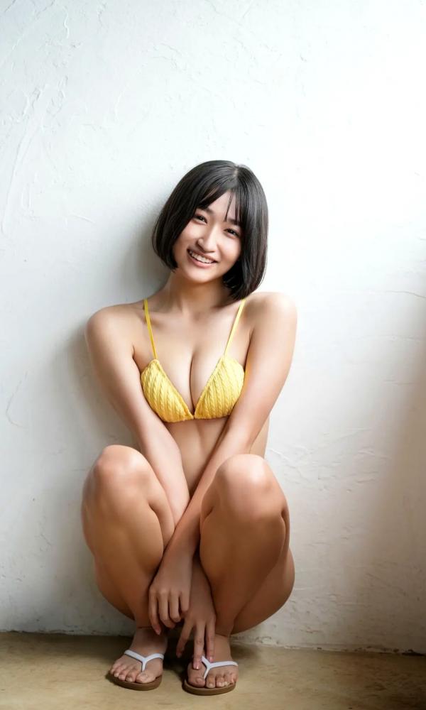    【清纯私房】Akira Mizuno 水野瞳 - Dazzling めくるめく，海边比基尼户外写真，治愈系短发女神，极致清新诱惑第12张图片