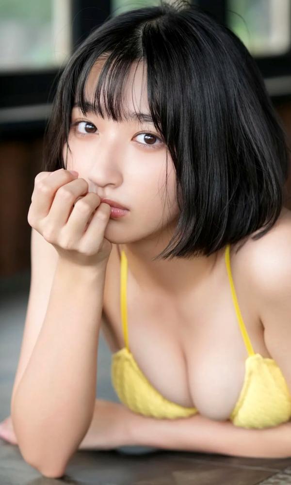    【清纯私房】Akira Mizuno 水野瞳 - Dazzling めくるめく，海边比基尼户外写真，治愈系短发女神，极致清新诱惑第14张图片