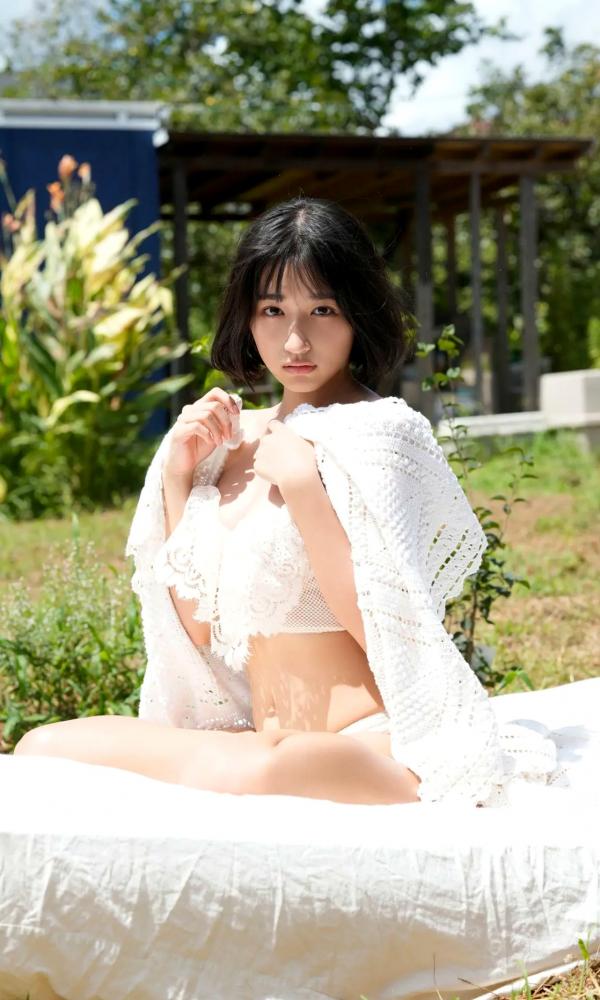    【清纯私房】Akira Mizuno 水野瞳 - Dazzling めくるめく，海边比基尼户外写真，治愈系短发女神，极致清新诱惑第26张图片