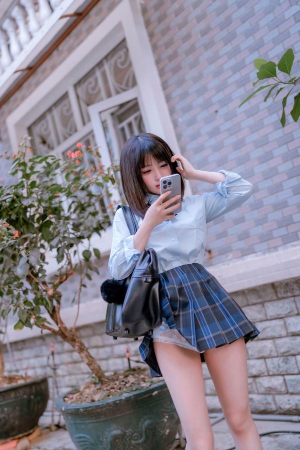 桜井宁宁 樱井宁宁  桜井宁宁-044-JK之居家私房照，极致清纯制服诱惑与性感身材完美呈现，甜美风格居家写真第6张图片