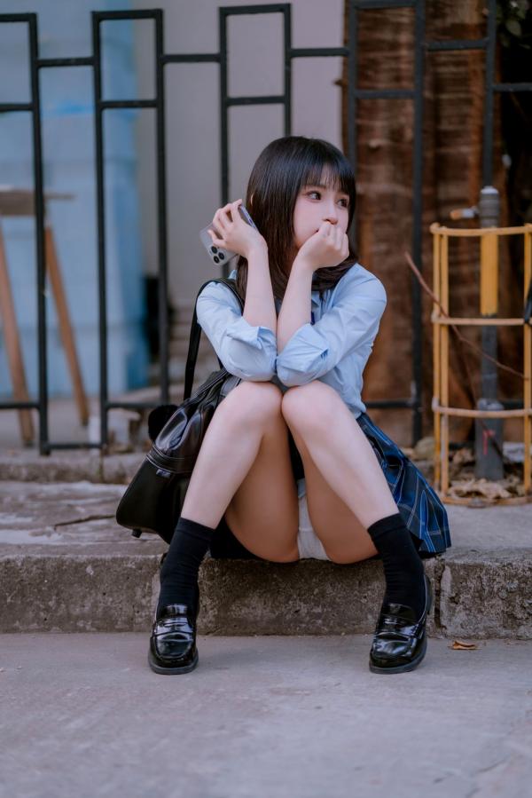 桜井宁宁 樱井宁宁  桜井宁宁-044-JK之居家私房照，极致清纯制服诱惑与性感身材完美呈现，甜美风格居家写真第7张图片
