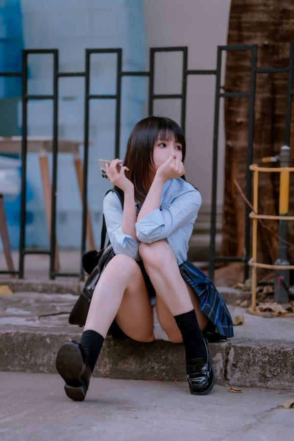桜井宁宁 樱井宁宁  桜井宁宁-044-JK之居家私房照，极致清纯制服诱惑与性感身材完美呈现，甜美风格居家写真第11张图片