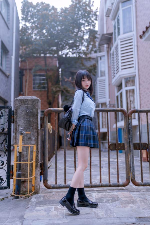 桜井宁宁 樱井宁宁  桜井宁宁-044-JK之居家私房照，极致清纯制服诱惑与性感身材完美呈现，甜美风格居家写真第20张图片