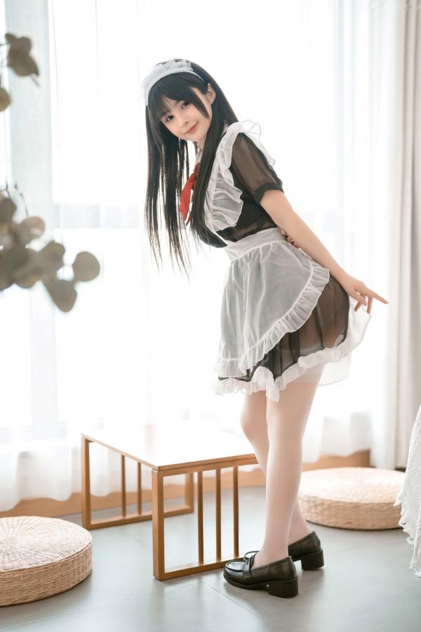 桜井宁宁 樱井宁宁  桜井宁宁-049-关于我家可爱的女仆，精致Cosplay制服私房照，展现浴室诱惑与清纯魅力，完美身材引人遐想第14张图片