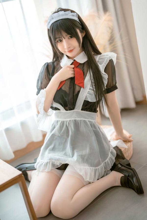 桜井宁宁 樱井宁宁  桜井宁宁-049-关于我家可爱的女仆，精致Cosplay制服私房照，展现浴室诱惑与清纯魅力，完美身材引人遐想第19张图片
