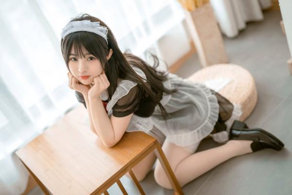 桜井宁宁 樱井宁宁  桜井宁宁-049-关于我家可爱的女仆，精致Cosplay制服私房照，展现浴室诱惑与清纯魅力，完美身材引人遐想第21张图片