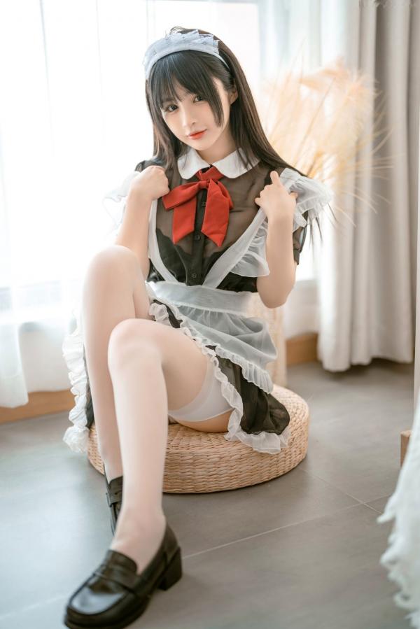 桜井宁宁 樱井宁宁  桜井宁宁-049-关于我家可爱的女仆，精致Cosplay制服私房照，展现浴室诱惑与清纯魅力，完美身材引人遐想第29张图片