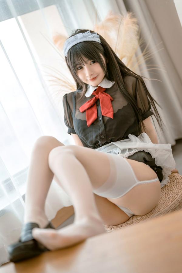 桜井宁宁 樱井宁宁  桜井宁宁-049-关于我家可爱的女仆，精致Cosplay制服私房照，展现浴室诱惑与清纯魅力，完美身材引人遐想第32张图片