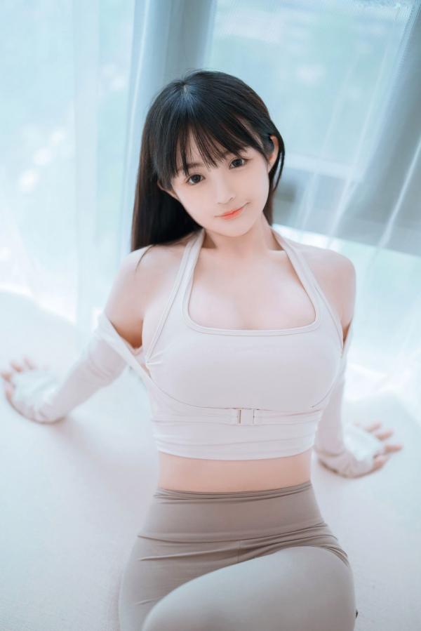 桜井宁宁 樱井宁宁  桜井宁宁-051-瑜伽妹妹，健身房私房健身写真，白嫩肌肤秀极致曲线美臀，极品性感诱惑第33张图片