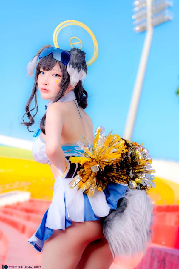    Fantasy-Factory-小丁Ding-《蔚蓝档案》-猫冢响-啦啦队服-Hibiki-Cheerleader第26张图片