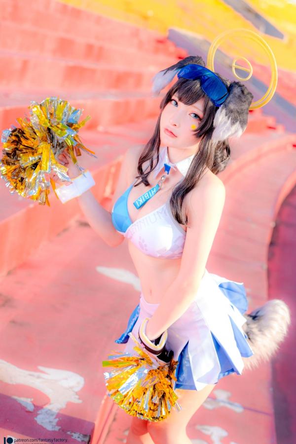    Fantasy-Factory-小丁Ding-《蔚蓝档案》-猫冢响-啦啦队服-Hibiki-Cheerleader第41张图片