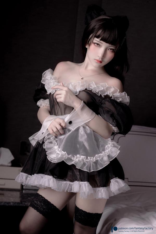    Fantasy-Factory-小丁Ding-哥特暗黑风女仆-Gothic-Maid-精致冷艳角色扮演-黑丝诱惑私房照-大尺度视觉大片第15张图片