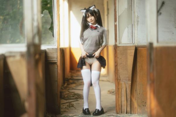 桜井宁宁 樱井宁宁  桜井宁宁-053-废墟jk第11张图片