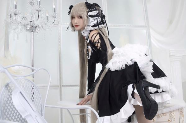    洛璃LoLiSAMA 碧蓝航线可畏Cosplay，精致哥特风女仆装视觉盛宴[60P]第2张图片