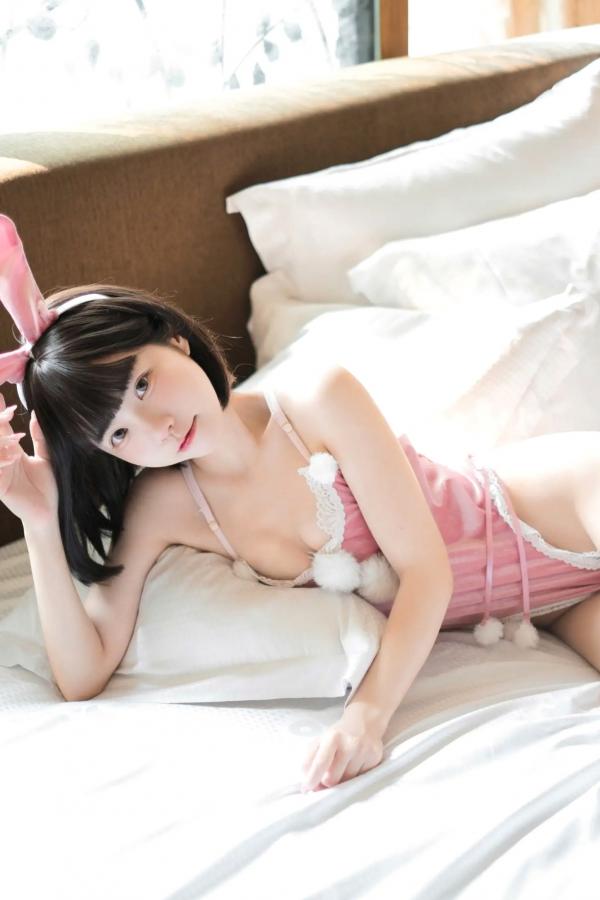    《可可小白兔 - 純慾兔女郎 x 濕身死庫水 私房制服誘惑 浴室居家寫真 [78P]》第24张图片