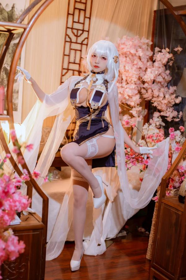   二佐Nisa 碧蓝航线 天狼星旗袍[25P]第1张图片