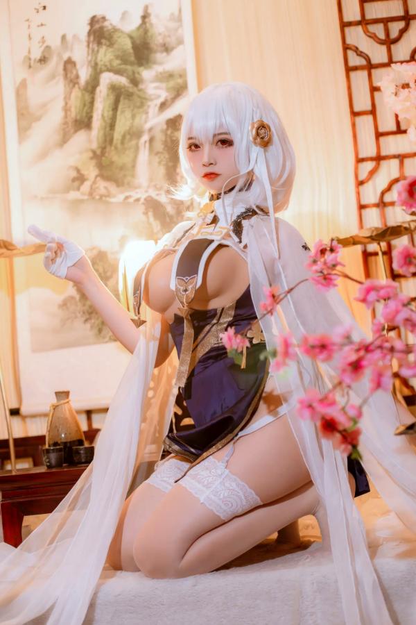    二佐Nisa 碧蓝航线 天狼星旗袍[25P]第5张图片