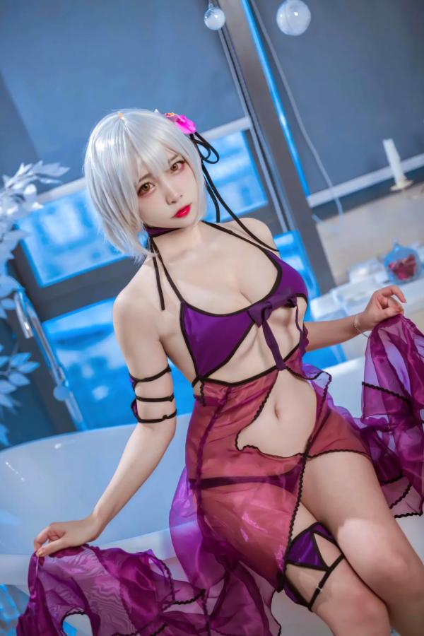    二佐Nisa - FGO 黑贞水着 [40P]第2张图片