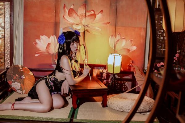    二佐Nisa - 碧蓝航线 比叡鲟旗袍 [24P]第2张图片