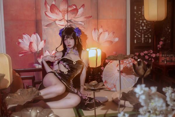    二佐Nisa - 碧蓝航线 比叡鲟旗袍 [24P]第4张图片