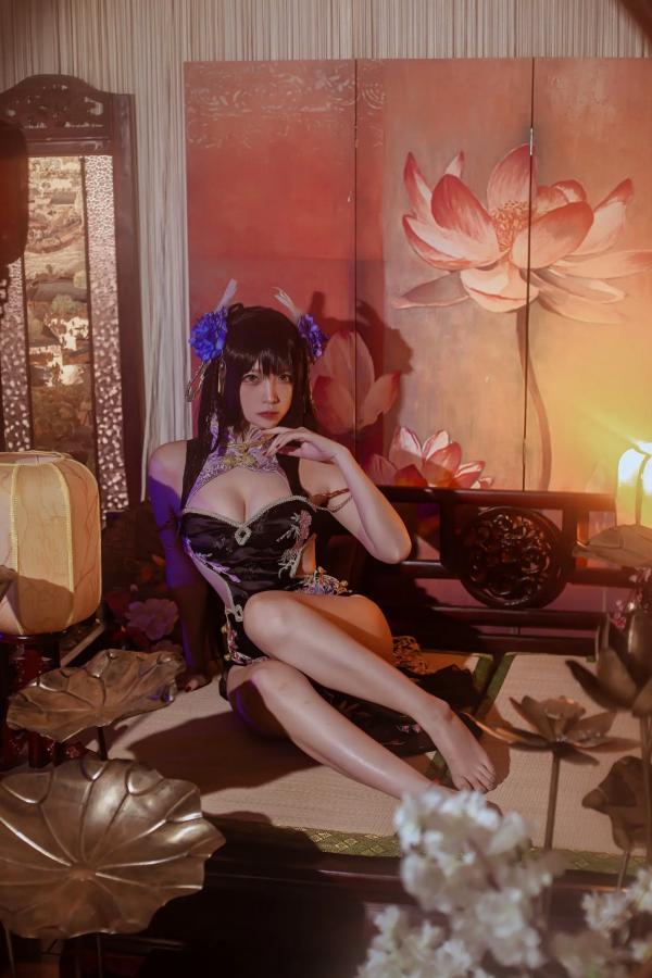    二佐Nisa - 碧蓝航线 比叡鲟旗袍 [24P]第5张图片