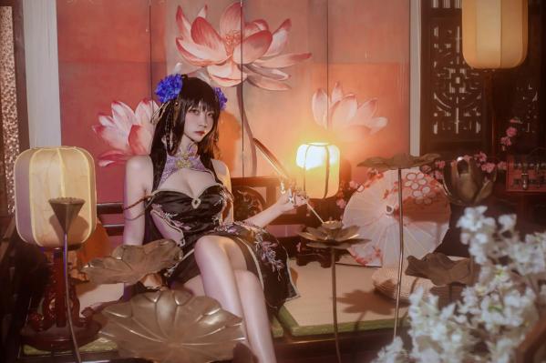    二佐Nisa - 碧蓝航线 比叡鲟旗袍 [24P]第7张图片