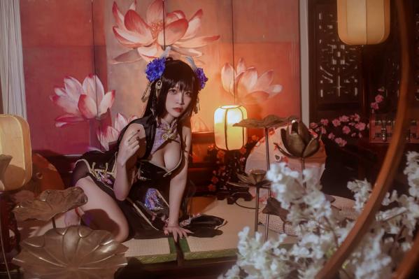    二佐Nisa - 碧蓝航线 比叡鲟旗袍 [24P]第9张图片