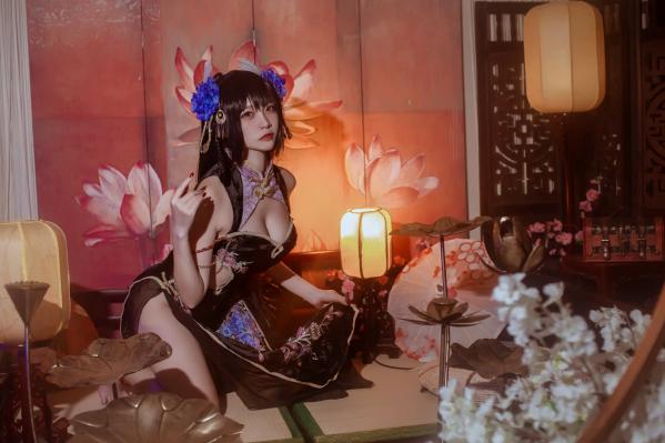   二佐Nisa - 碧蓝航线 比叡鲟旗袍 [24P]第10张图片