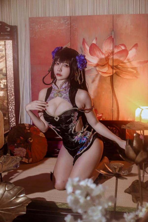    二佐Nisa - 碧蓝航线 比叡鲟旗袍 [24P]第19张图片