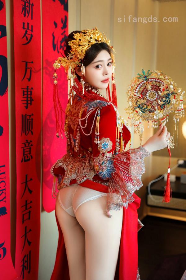    XR-Uncensored-蛋蛋宝-秀禾服-R18-XiuRen秀人网-9823-内购私拍第21张图片