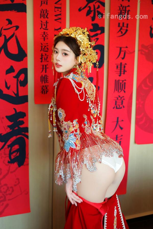    XR-Uncensored-蛋蛋宝-秀禾服-R18-XiuRen秀人网-9823-内购私拍第41张图片