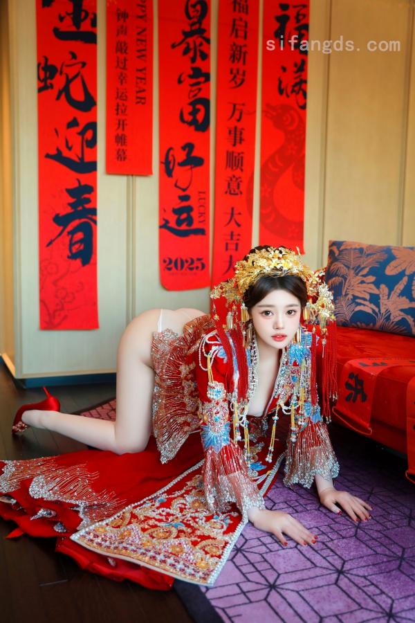   XR-Uncensored-蛋蛋宝-秀禾服-R18-XiuRen秀人网-9823-内购私拍第47张图片